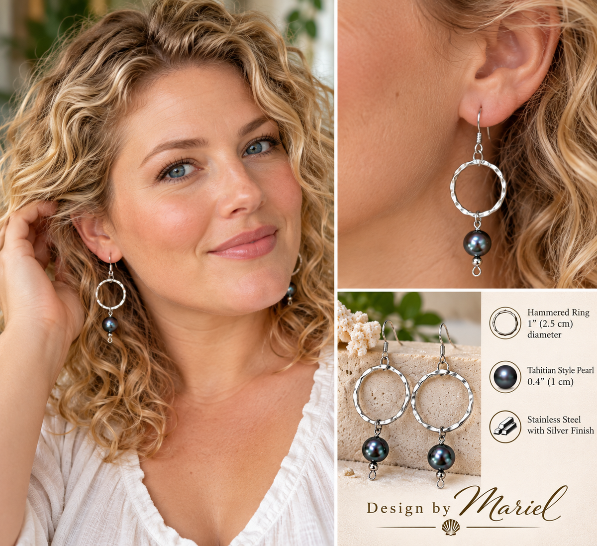 Modern hoops, luminous pearls, and a touch of artisan elegance