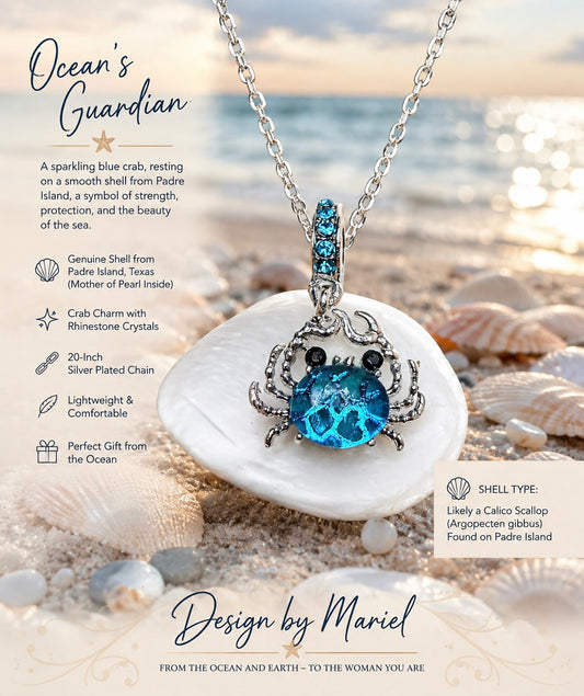 Ocean’s Guardian Padre Island Shell Necklace | Design by Mariel