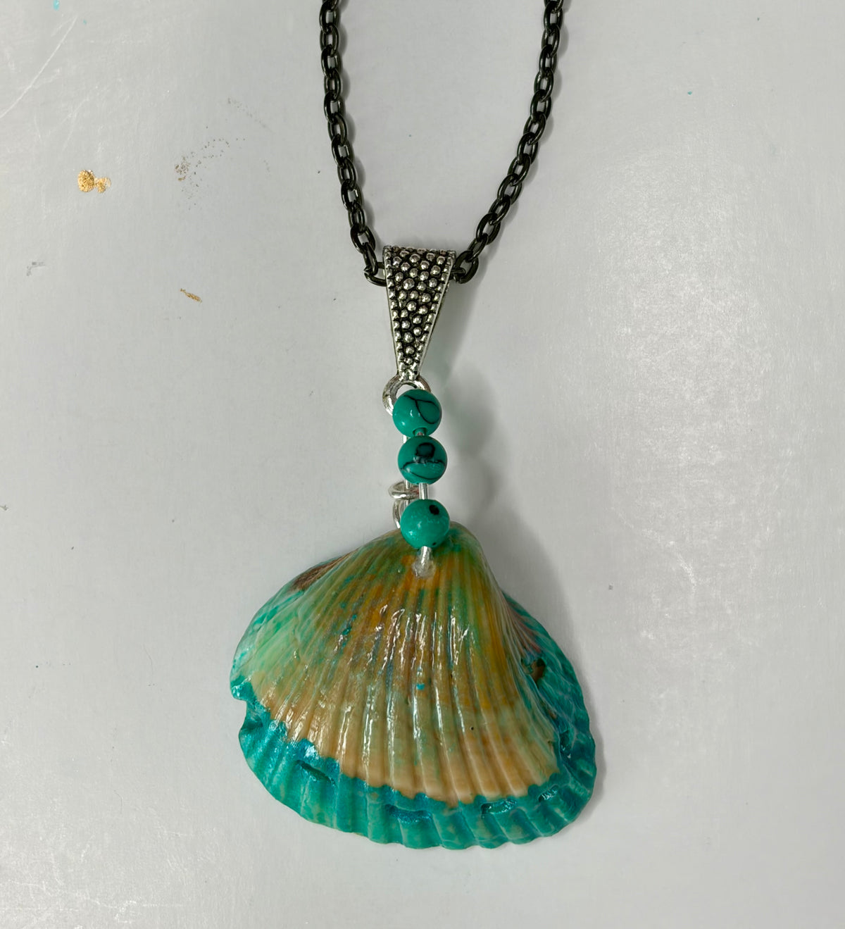 Ocean Breeze Turquoise Shell Necklace